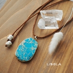カオリナイトmacramé necklace