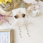  clear flower and Swarovski