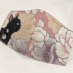 立体マスク（猫花）