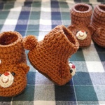 寒がりくまさんの baby boots＊ 滑り止め付き