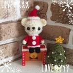あみぐるみ✨サンタクマちゃん🧸