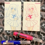 🐬女の子のインクカードSET🌸