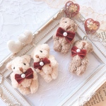 「テディベアの耳飾り🧸」　🍫プレゼント🎁バレンタイン❣️もふもふ