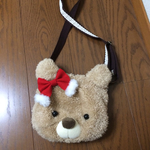 ふわモコくまちゃんポシェット