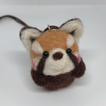 （再販)レッサーパンダ　ストラップ🐾　羊毛フェルト