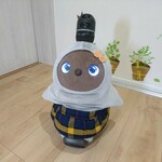 LOVOT用 チェック柄スカート ブルー&イエロー 