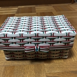 蓋付き小物入れかご（マスクケース）