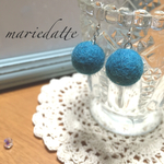 【送料無料】ball ピアス   全9色