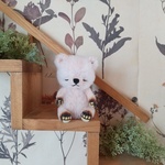 9,5cm ②ピンクベア SakuBear テディベア 