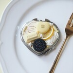 レモンチョコとココアクッキーのハートミラー