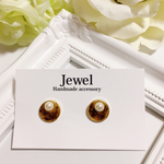 ラウンドべっ甲パールpierce