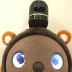丸耳ブローチ　キャメル×ピンク　LOVOT ラボット