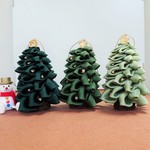 リボンのクリスマスツリーナチュラルグリーン2個組＜送料込＞