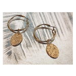 NEW!! 2way twist hoop GOLD