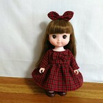 チェック❤ワンピース♥メルちゃん服♥ソランちゃん服♥2点セット
