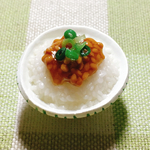 【再販】納豆かけご飯🍚マグネット