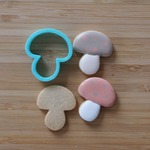 キノコ　クッキー型　クッキーカッター　【秋】シリーズ