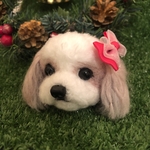 シーズー　顔タイプ動物犬ぽんぽん