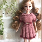 🤎pinkピンクのニットワンピース