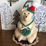 北欧しろくま貯金箱　3点セットクリスマス雑貨