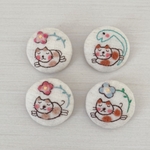おひるね猫さんのブローチ