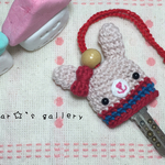 【peach1114様ご注文品☆】うさぎちゃんのキーカバー☆⓶