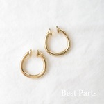 2pcs イヤーカフ サークルデザイン 小 ゴールド