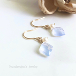 ＊残り1点＊14kgf blue chalcedony pierce