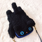 megumayo様専用フカフカ黒猫ポシェット💕