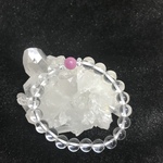 あかり様専用★ピンクサファイア 水晶ブレスレット