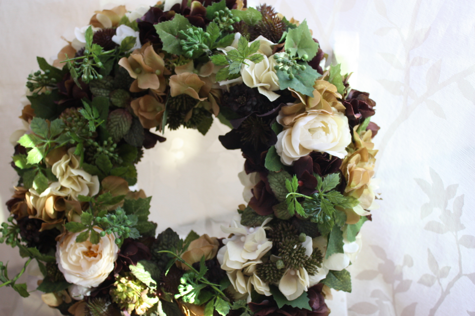 〜Antique brown wreath 〜ブラウンリース