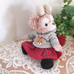 ポーチ＆パペット　シェリーメイ　羊毛クマつきグレーパーカーセット　コスチューム　服