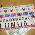 【送料無料】ペタンコ通帳ケース☆イギリス⑧