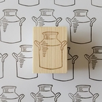 \一言添えて/ミルク缶消しゴムはんこ【年賀状・手帳・手作り手帳・手作りノート】