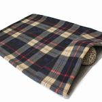 ハリちゃんのわくわくブランケット チェック グレー / Big Soft Blanket for Hedgehog