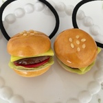 ハンバーガーのヘアゴム☆チーズ