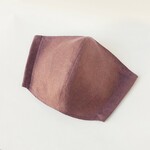 ✨秋冬のこっくりマスク✨スモーキーピンク＊くすみカラー＊冬マスク＊秋冬マスク＊リネン＊オーガニックコットン＊立体マスク＊シンプル＊無地＊大人用