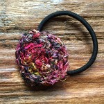 recycle silk ヘアゴム 楕円　5