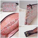 ◇◆Special Price◆◇LIBERTY　フェリシテ　ライトピンク　ビニコのふたへやplus仕切りポケットポーチ