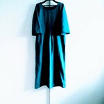 ハーフリネンのワンピース９