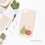 【名入れ可ハードケース 】Pear & Apple＊iPhone・Androidスマホケースほぼ全機種対応