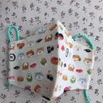 送料無料꙳★*ﾟ秋用マスク/大人用/プレゼントにも/犬柄/かわいい/冬用/爽やか/手作りマスク/ハンドメイド/犬マスク/柴犬