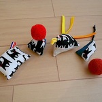  猫おもちゃ　テトラ＆羊毛ボール＆マタタビ入りTOY　猫柄5セット　