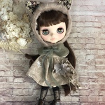 1660 シックなカラーコーデ  Btype Blythe ブライス アウトフィット 洋服