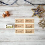 Merry Christmas ツリーとくつした　消しゴムはんこ