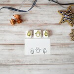 雪だるまつくろう！消しゴムはんこセット