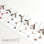 ▷送料無料* ゆらゆらリトルフラワー❁  ピアス✳︎イヤリング◁