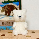 第二弾⑧ 白ベアさん　テディベア　ハンドメイド 