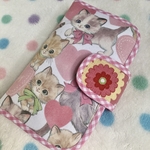 【送料無料】2021年 ＊スケジュール手帳カバー＊マーガレット＆ソフィ　lovely cats