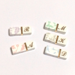 再再再販♡イニシャル入り♡アラベスク柄箸置き